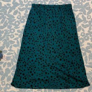 Abstract Dot Midi Skirt